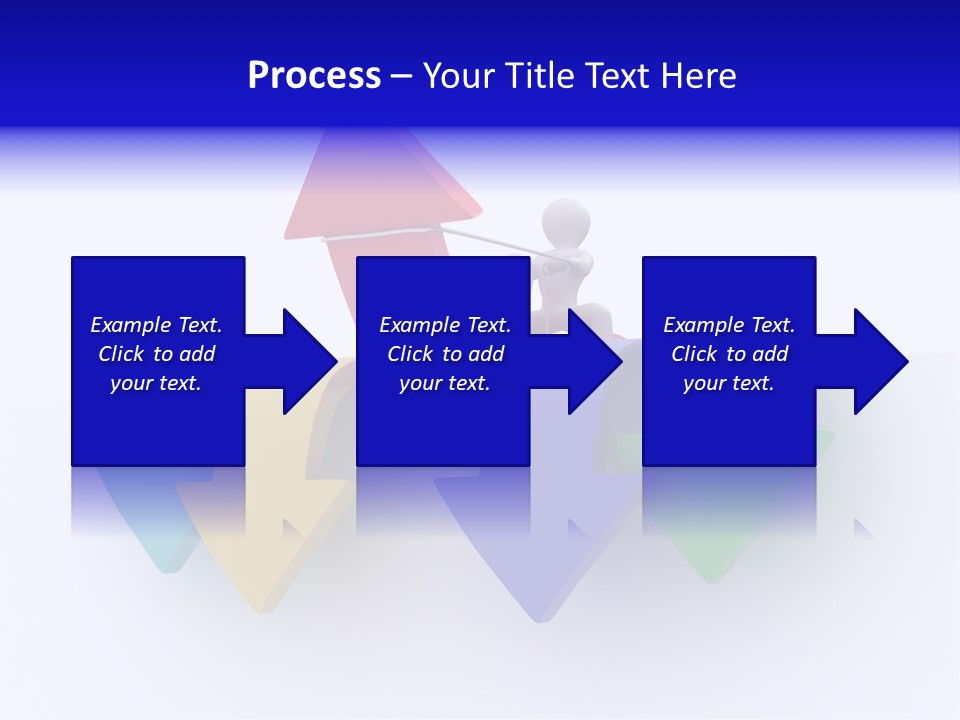 Businessman Graph Men PowerPoint Template
