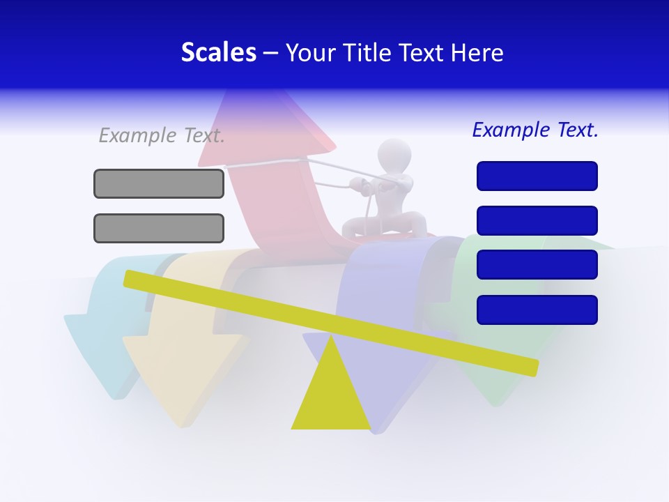Businessman Graph Men PowerPoint Template