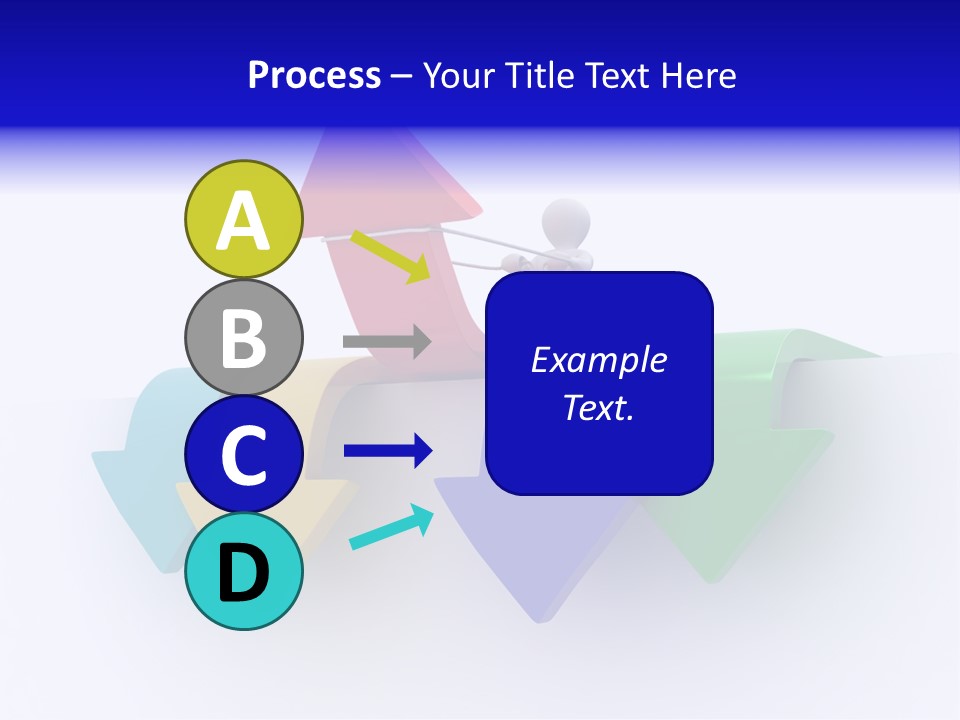 Businessman Graph Men PowerPoint Template
