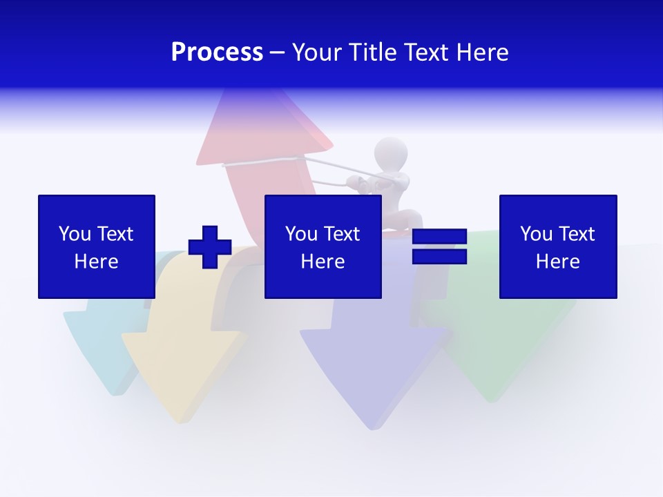 Businessman Graph Men PowerPoint Template
