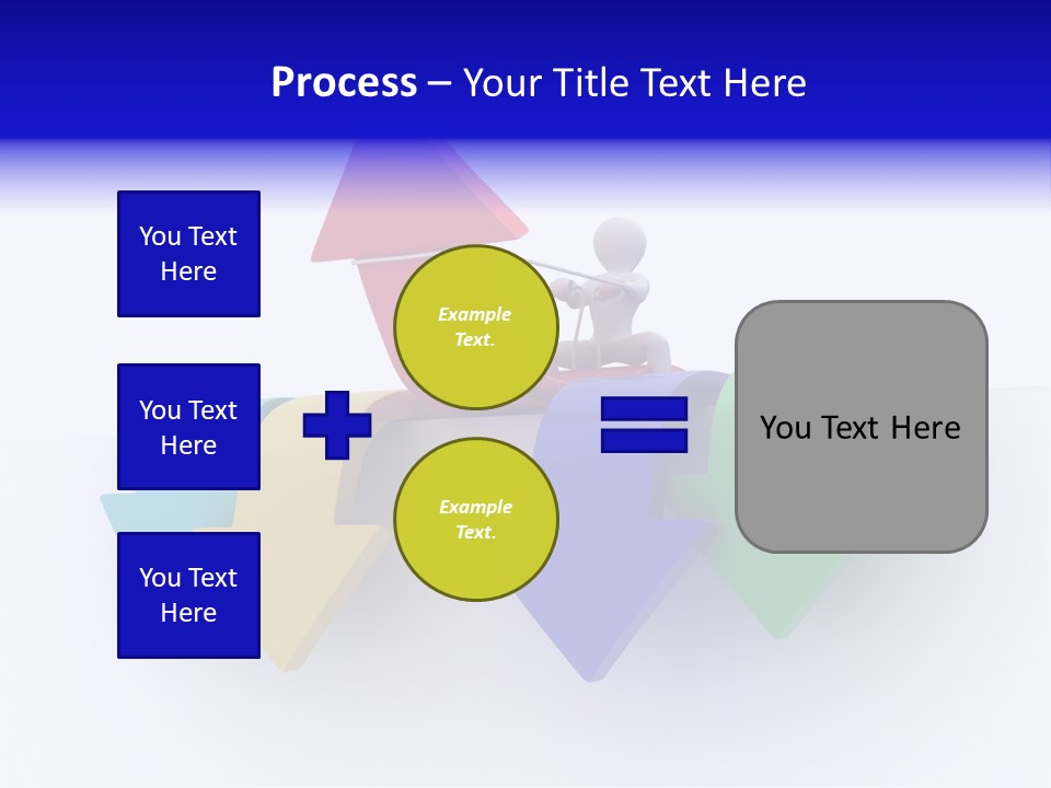 Businessman Graph Men PowerPoint Template