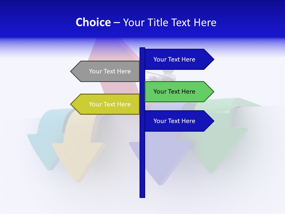 Businessman Graph Men PowerPoint Template