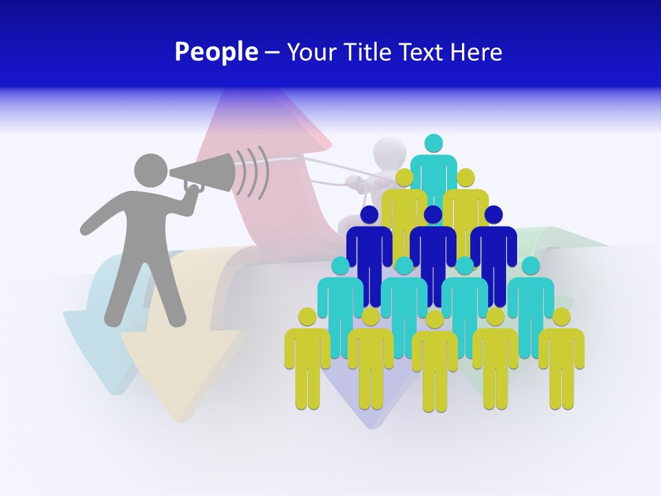 Businessman Graph Men PowerPoint Template