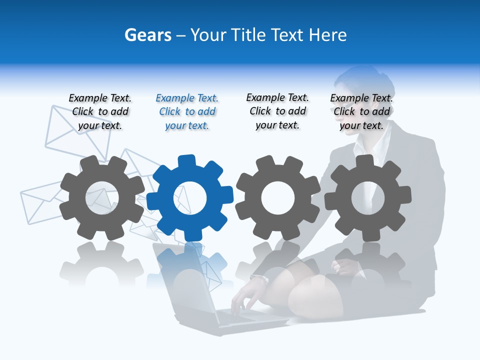 Web Telecommunication Monitor PowerPoint Template