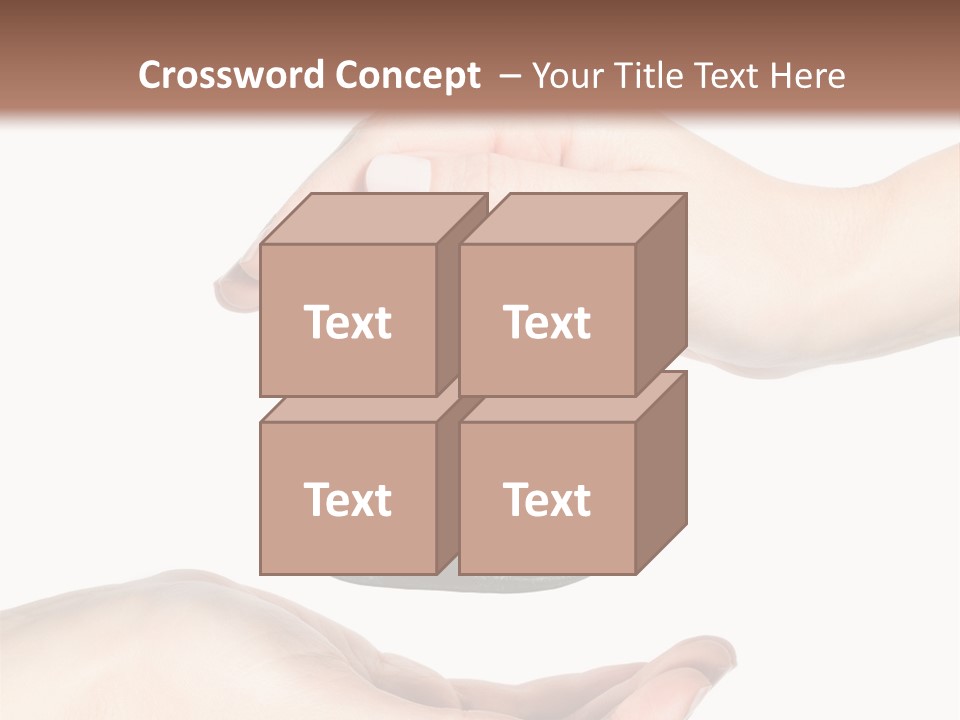Spa Arm Caucasian PowerPoint Template