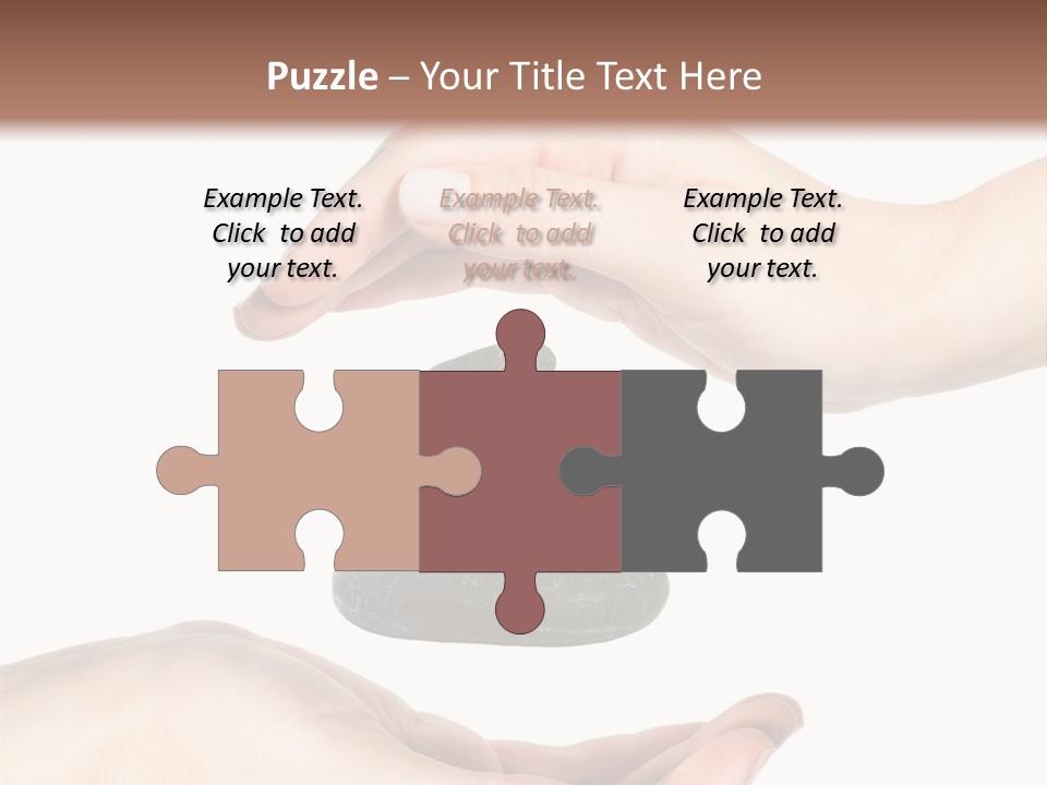 Spa Arm Caucasian PowerPoint Template