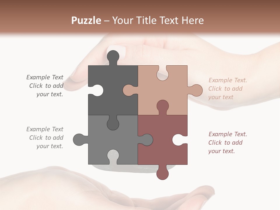Spa Arm Caucasian PowerPoint Template