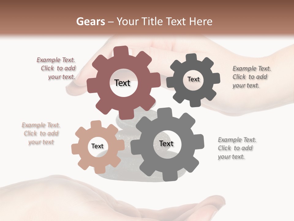 Spa Arm Caucasian PowerPoint Template