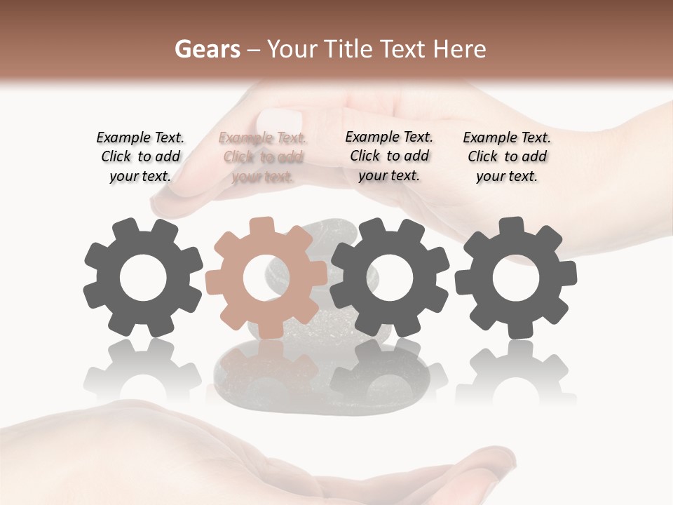 Spa Arm Caucasian PowerPoint Template