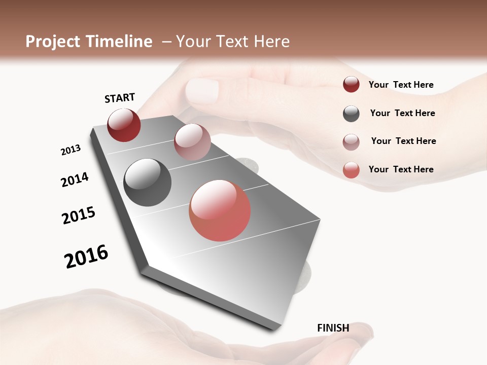 Spa Arm Caucasian PowerPoint Template