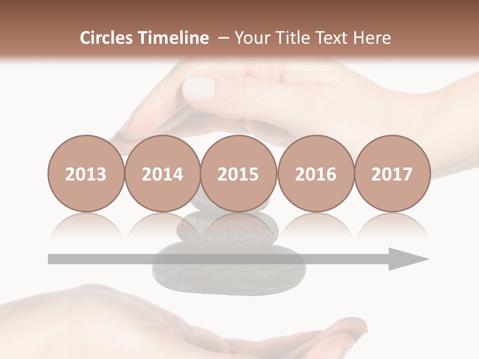 Spa Arm Caucasian PowerPoint Template