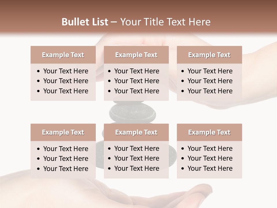 Spa Arm Caucasian PowerPoint Template