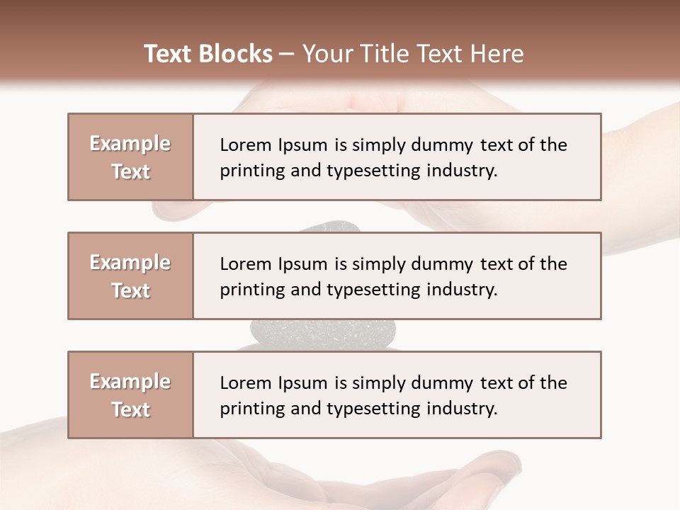Spa Arm Caucasian PowerPoint Template