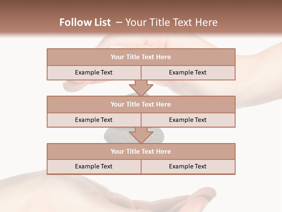 Spa Arm Caucasian PowerPoint Template