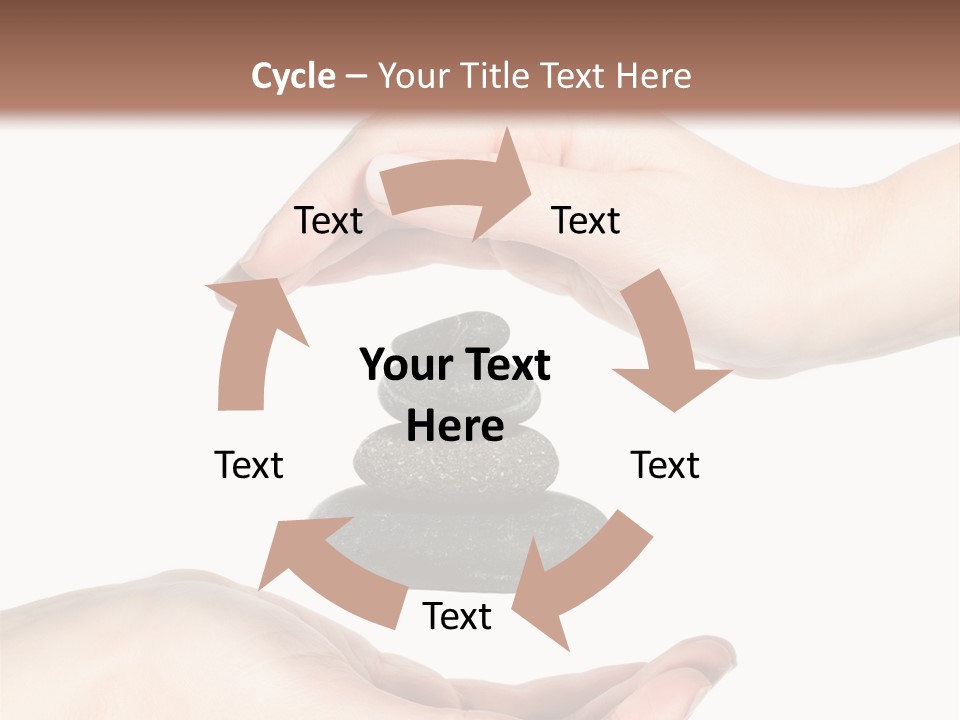 Spa Arm Caucasian PowerPoint Template