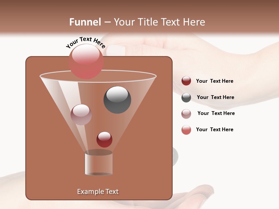 Spa Arm Caucasian PowerPoint Template