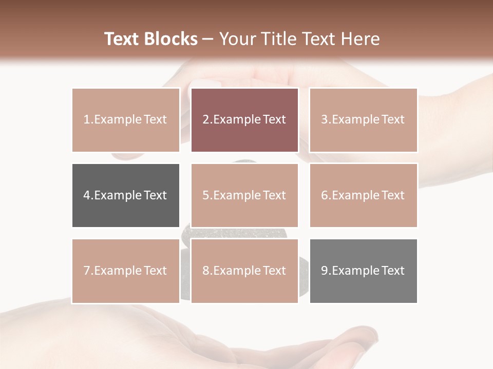 Spa Arm Caucasian PowerPoint Template