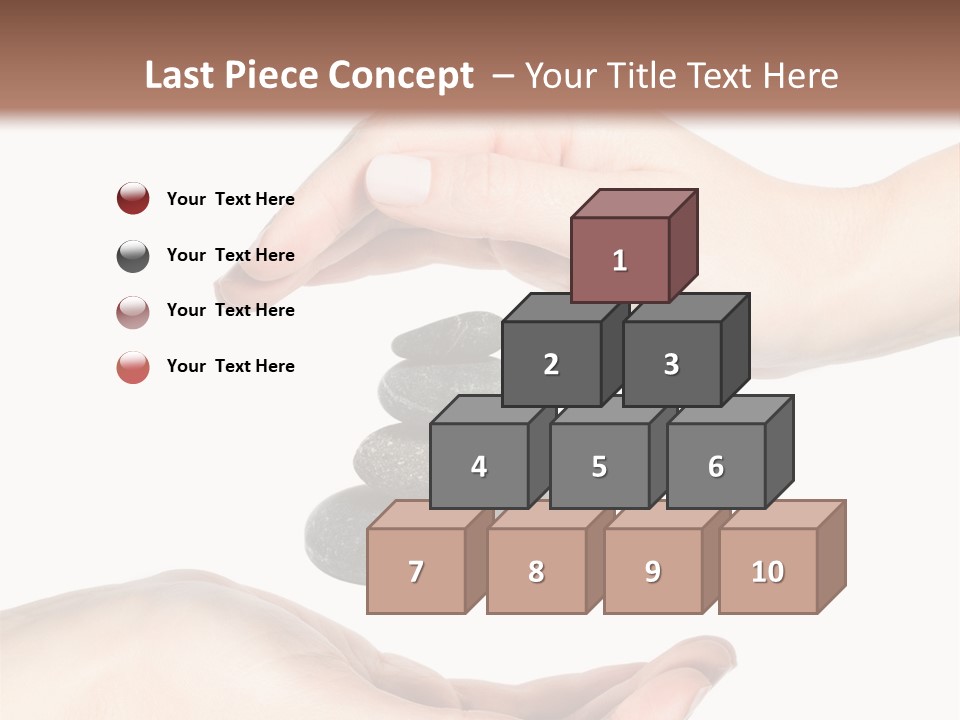 Spa Arm Caucasian PowerPoint Template
