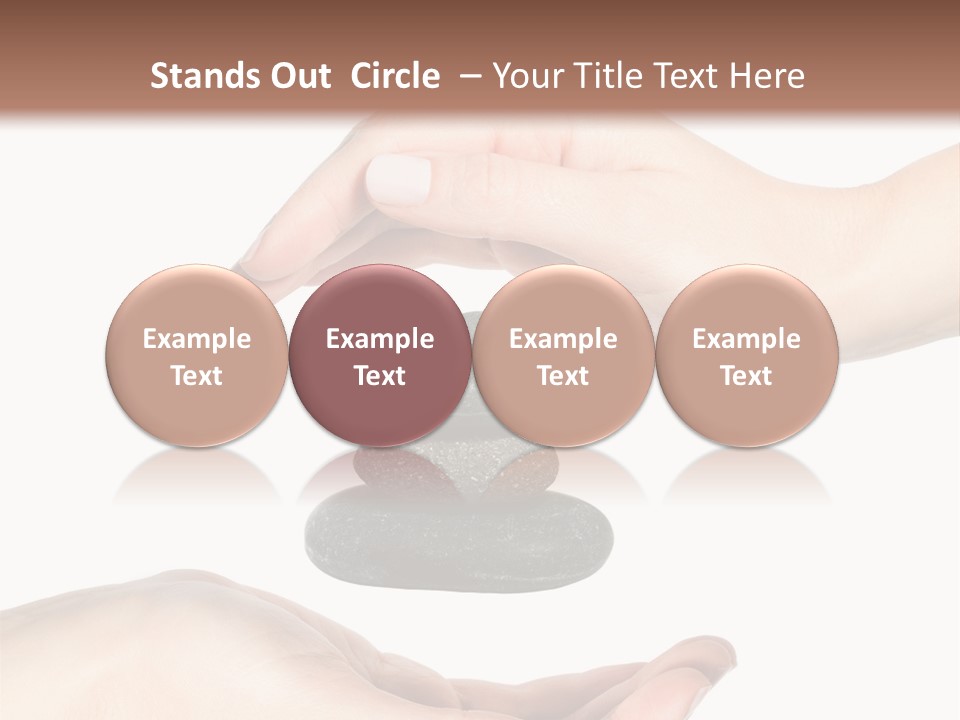 Spa Arm Caucasian PowerPoint Template