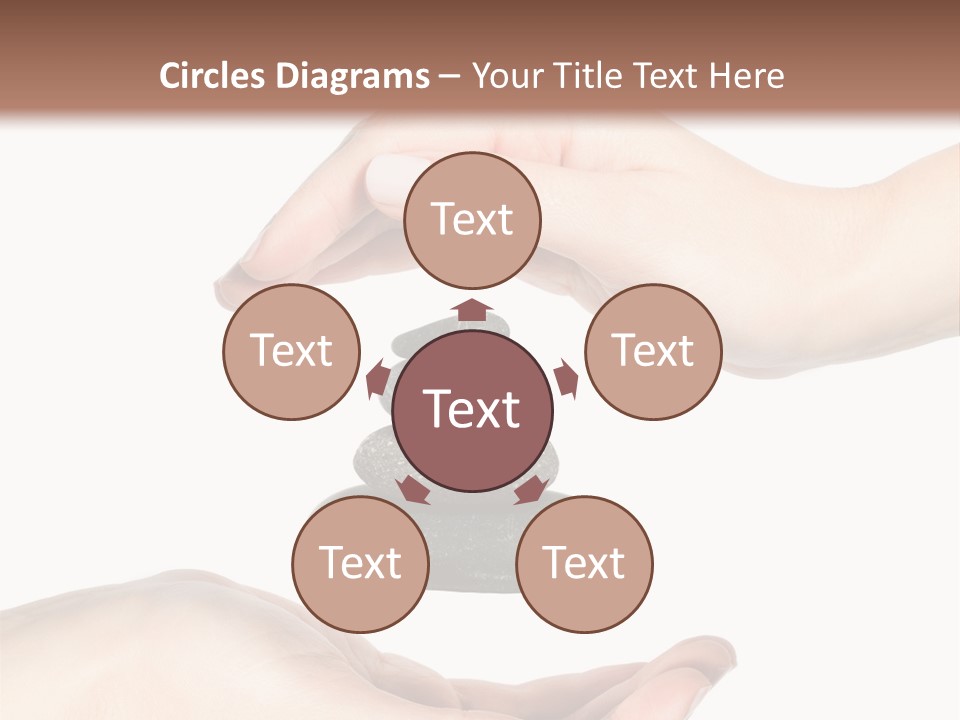 Spa Arm Caucasian PowerPoint Template