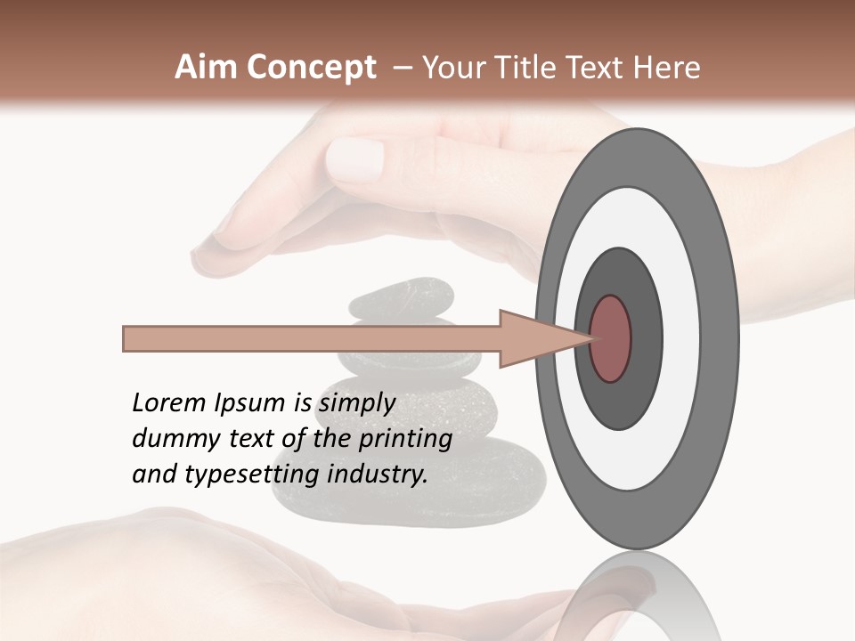 Spa Arm Caucasian PowerPoint Template