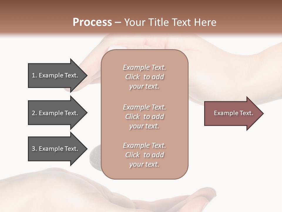Spa Arm Caucasian PowerPoint Template