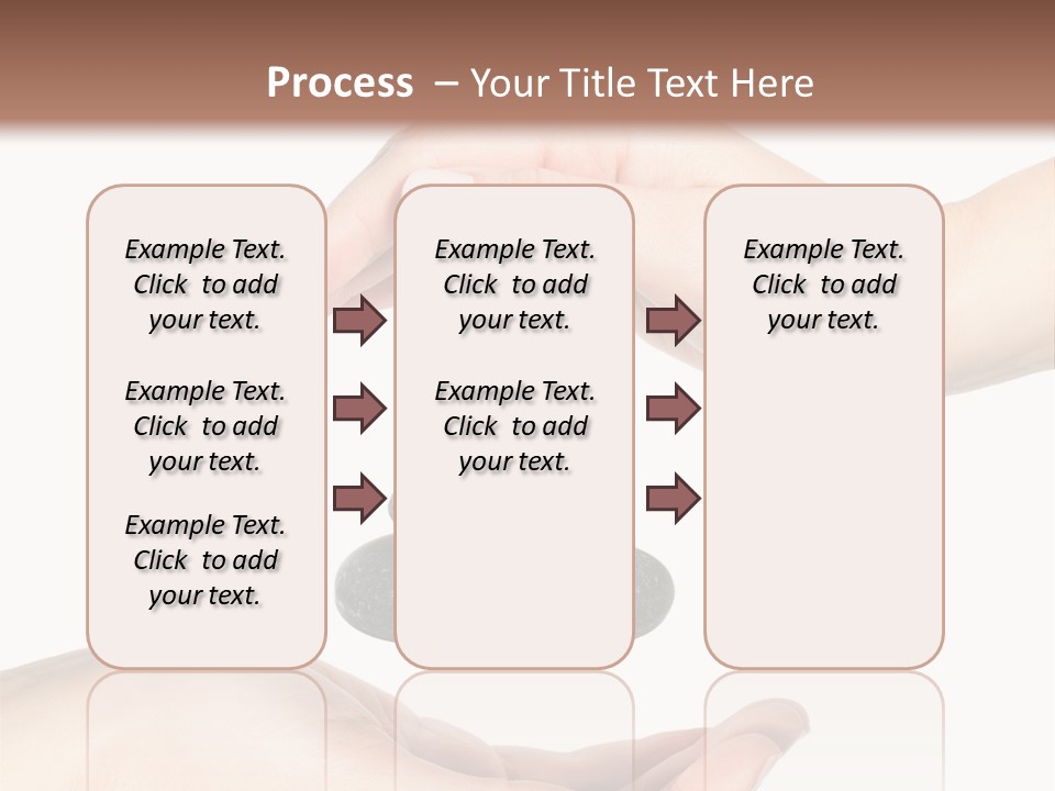 Spa Arm Caucasian PowerPoint Template
