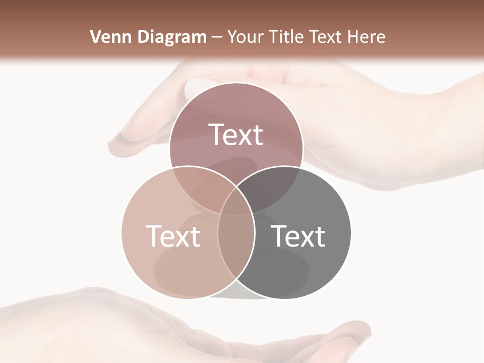 Spa Arm Caucasian PowerPoint Template
