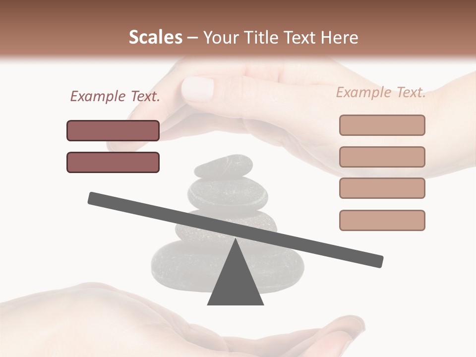 Spa Arm Caucasian PowerPoint Template