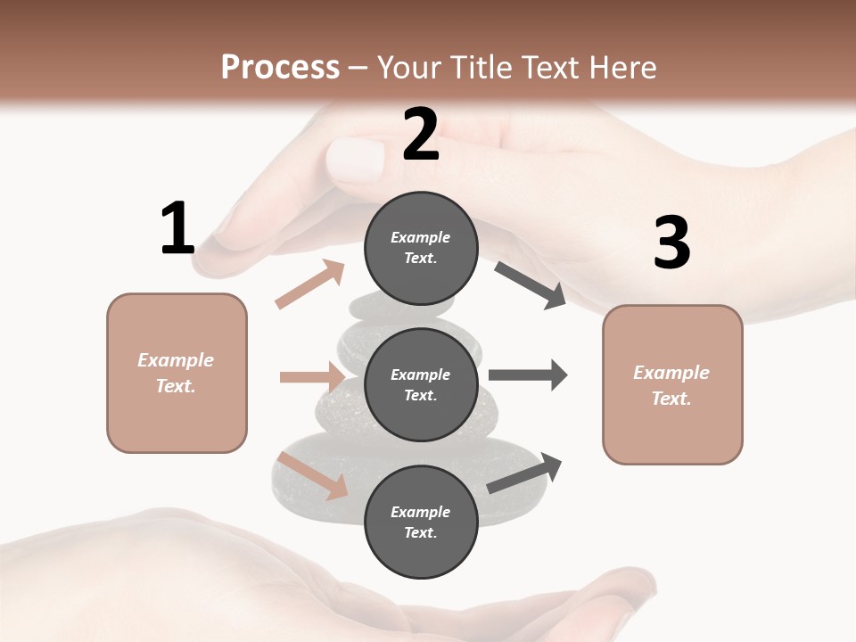Spa Arm Caucasian PowerPoint Template