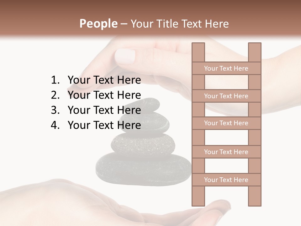 Spa Arm Caucasian PowerPoint Template