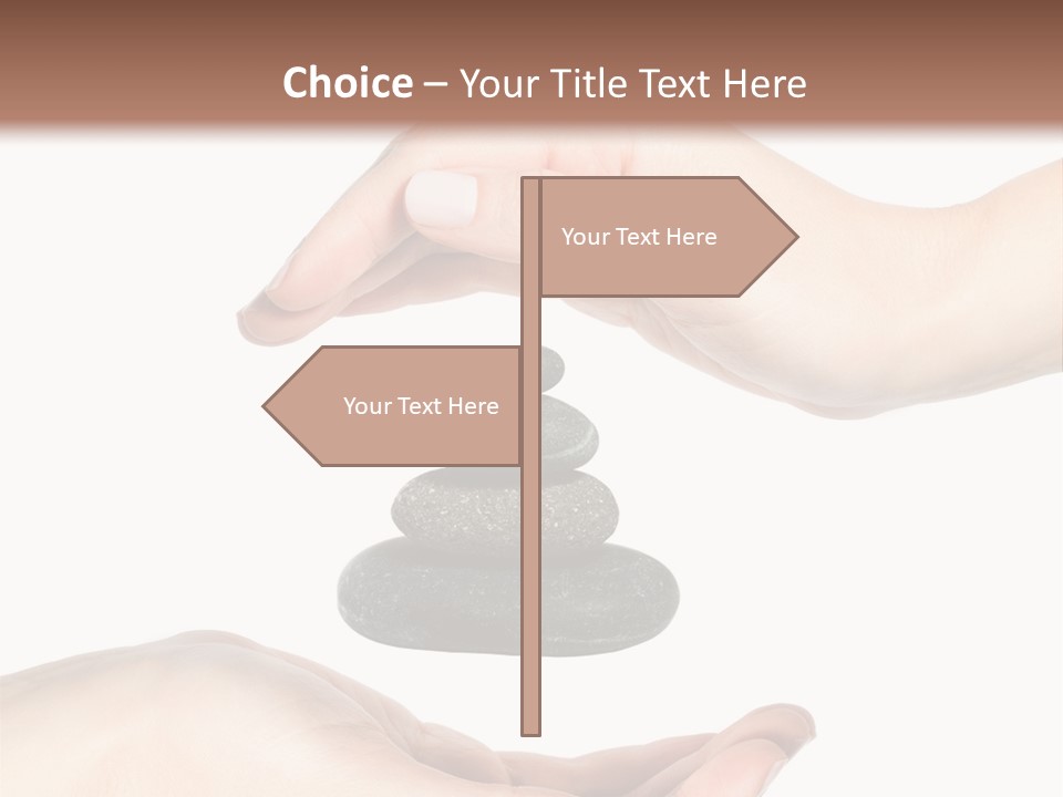 Spa Arm Caucasian PowerPoint Template
