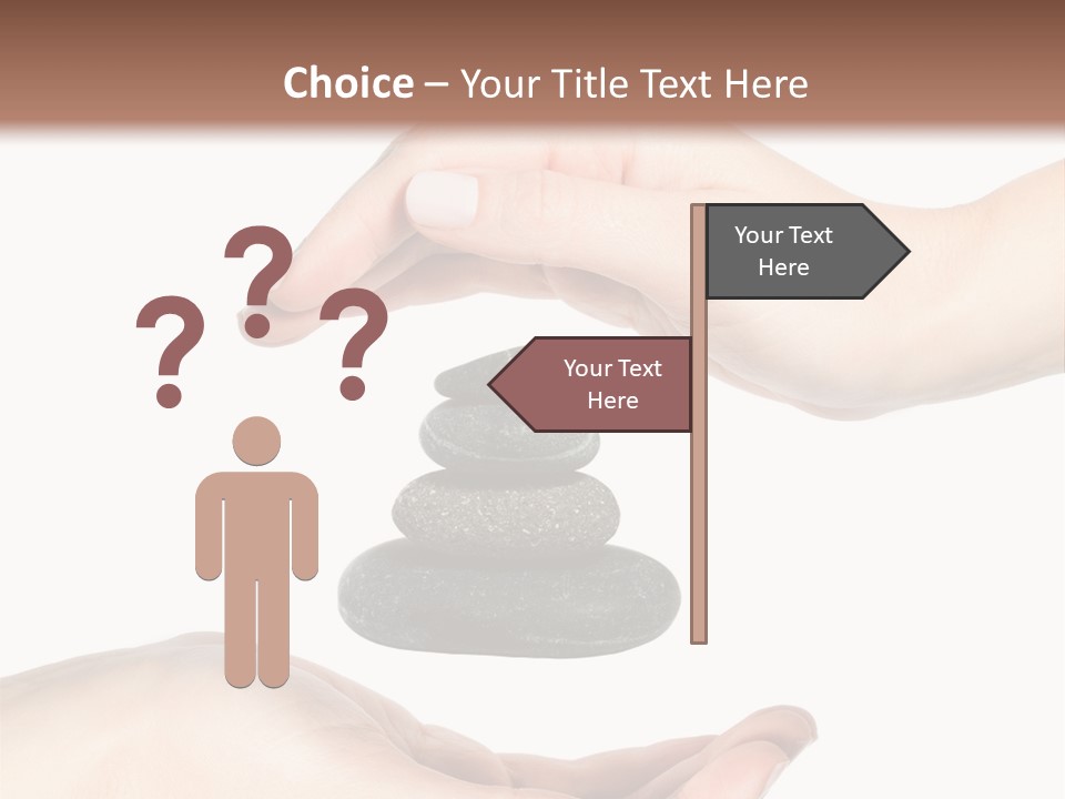 Spa Arm Caucasian PowerPoint Template