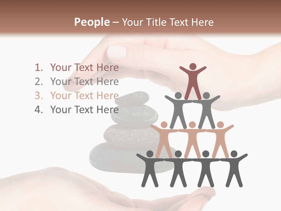 Spa Arm Caucasian PowerPoint Template
