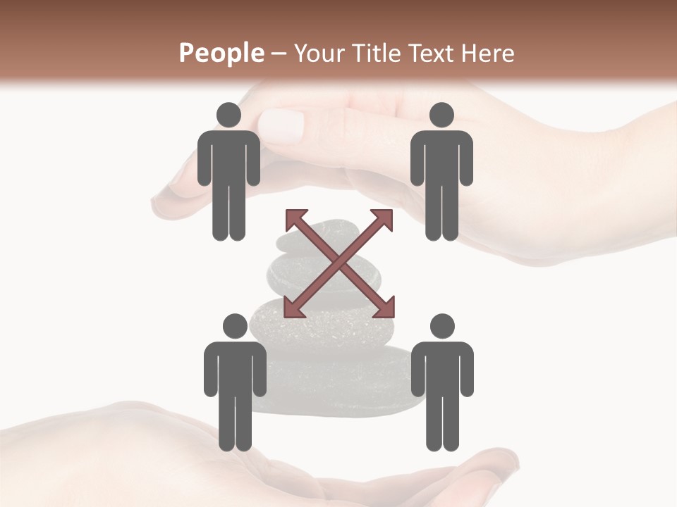 Spa Arm Caucasian PowerPoint Template