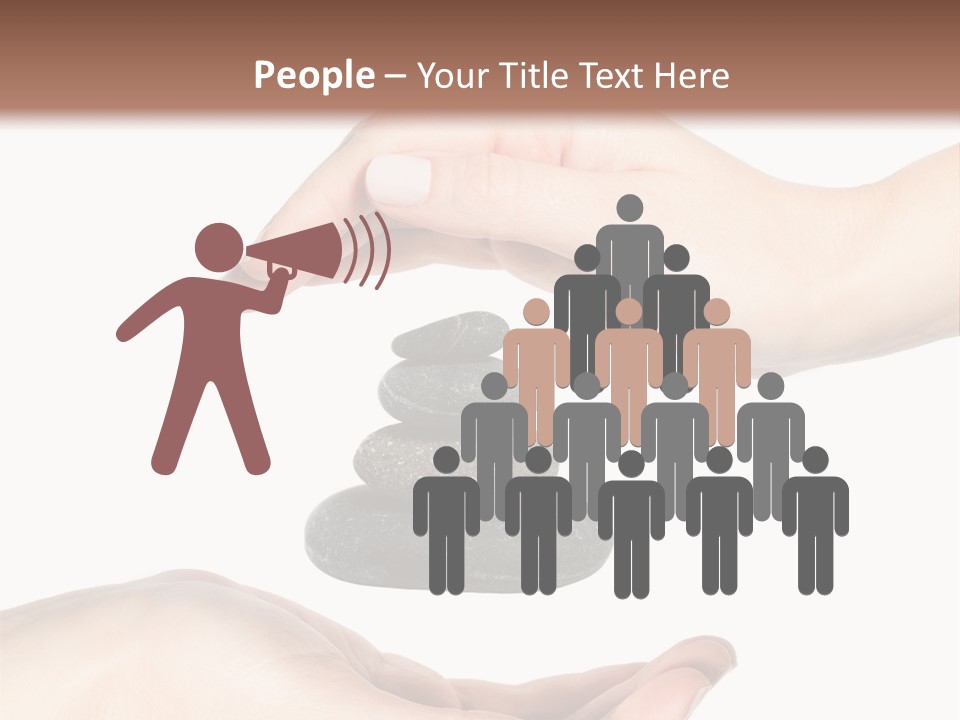Spa Arm Caucasian PowerPoint Template