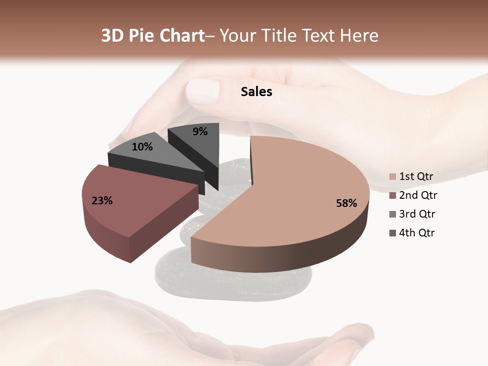 Spa Arm Caucasian PowerPoint Template