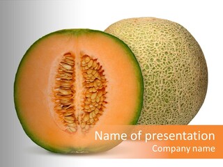 Slice Produce Food PowerPoint Template