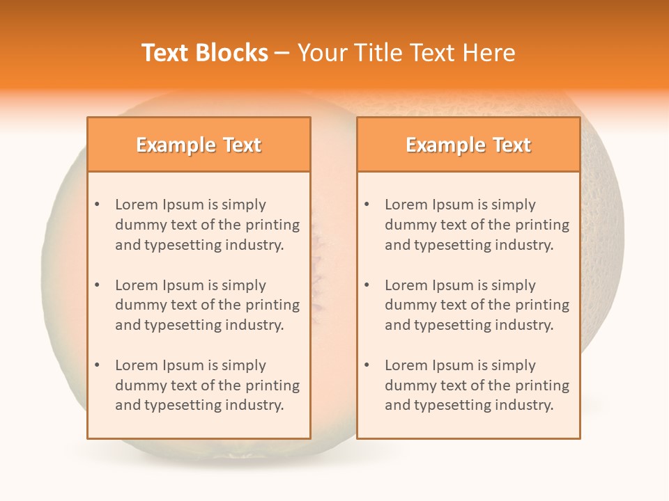 Slice Produce Food PowerPoint Template