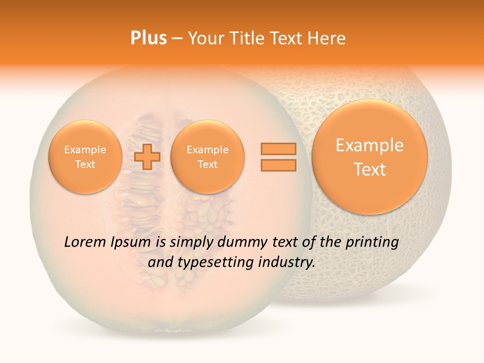 Slice Produce Food PowerPoint Template
