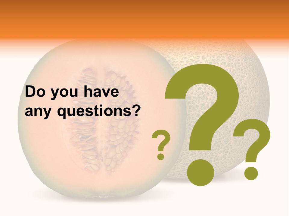 Slice Produce Food PowerPoint Template