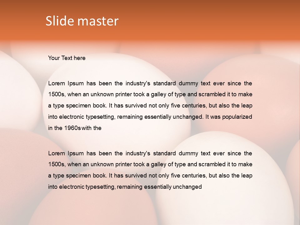 Meal Hen Aliment PowerPoint Template