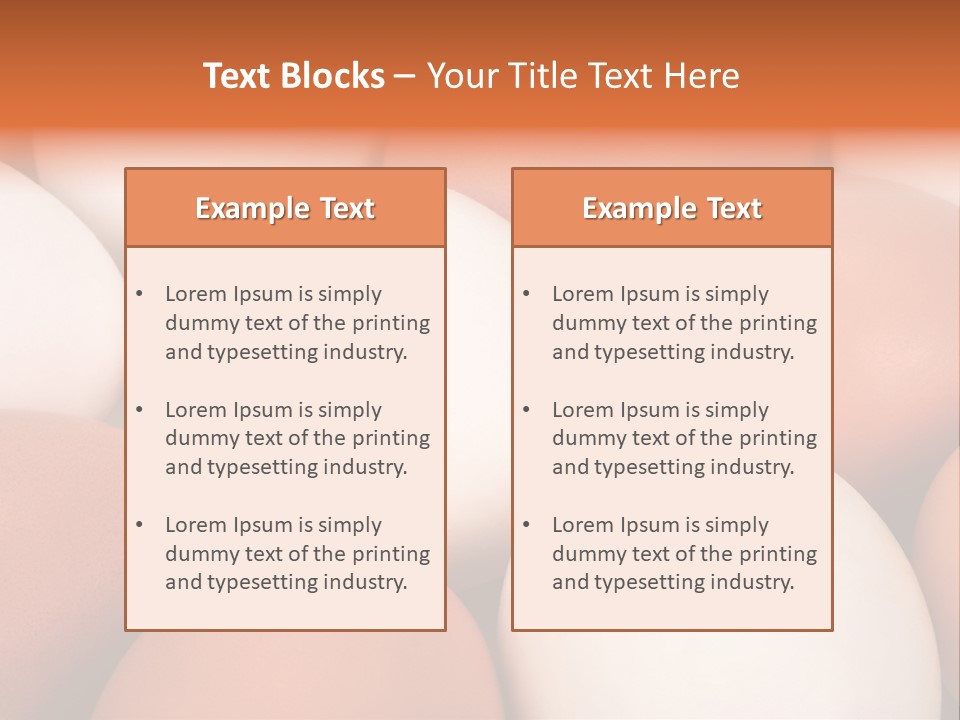 Meal Hen Aliment PowerPoint Template