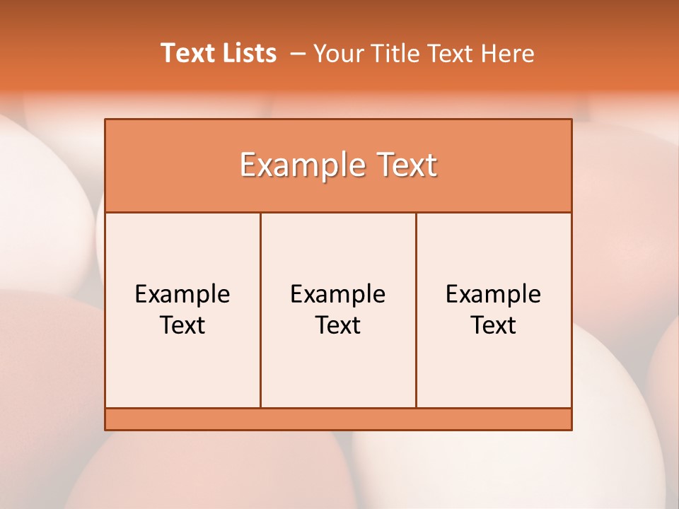 Meal Hen Aliment PowerPoint Template
