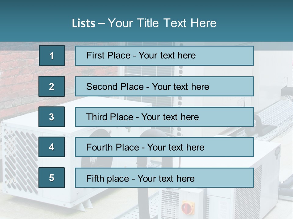 Industry Equipment Power PowerPoint Template