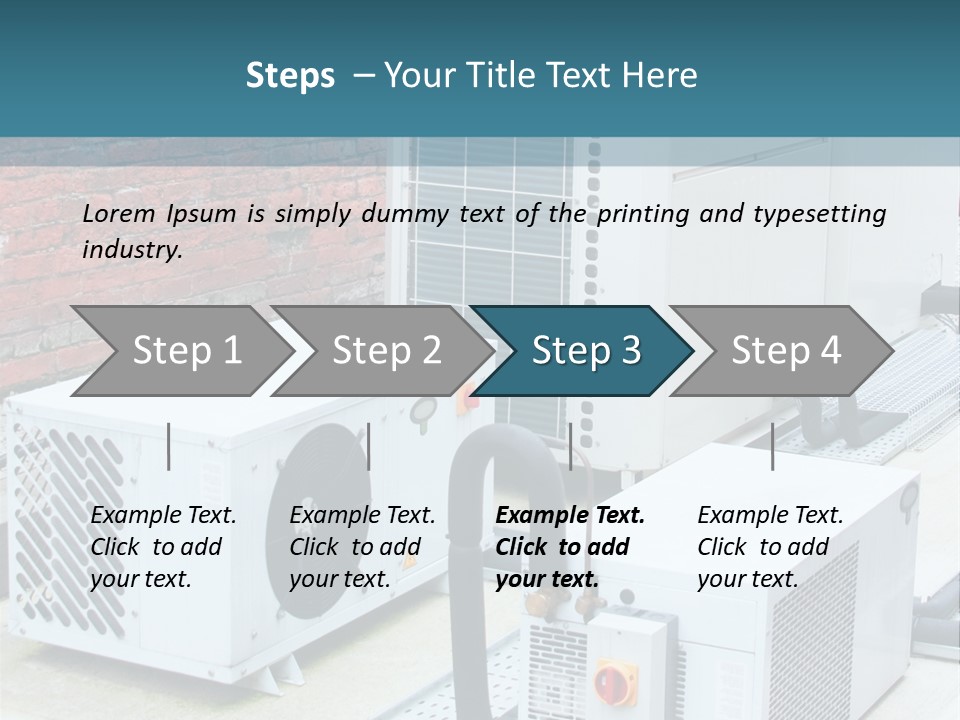 Industry Equipment Power PowerPoint Template