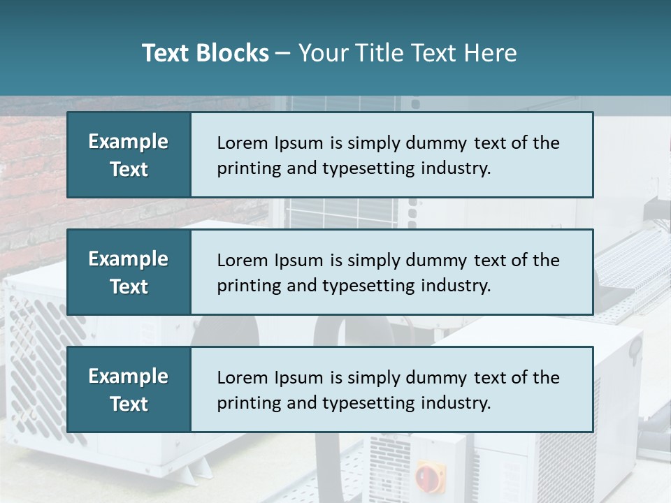 Industry Equipment Power PowerPoint Template