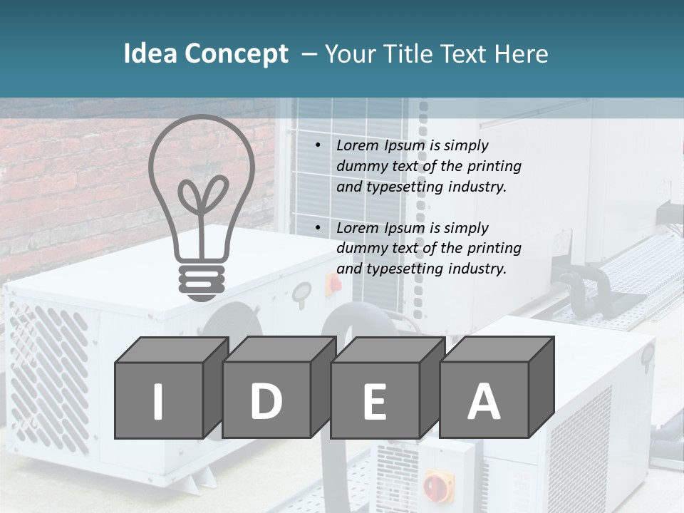 Industry Equipment Power PowerPoint Template