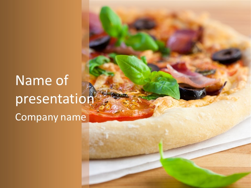 Italian Traditional Mediterranean PowerPoint Template