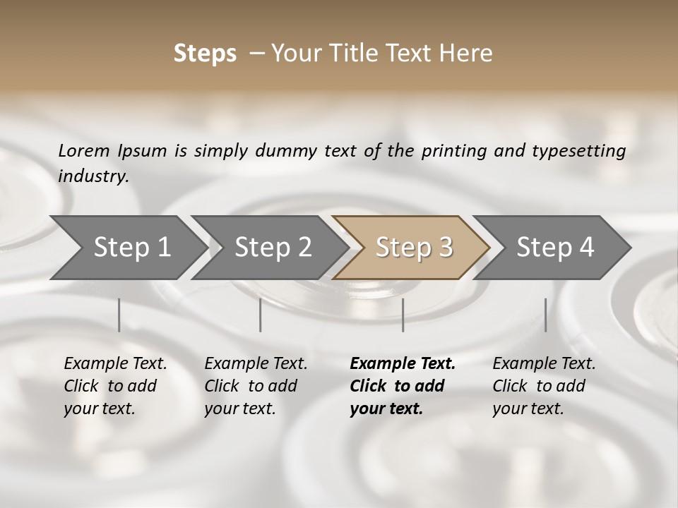 Row Macro Top PowerPoint Template